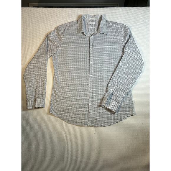 Men's Calvin Klein Slim Fit Button Down Dress Shirt - Picture 1 of 7